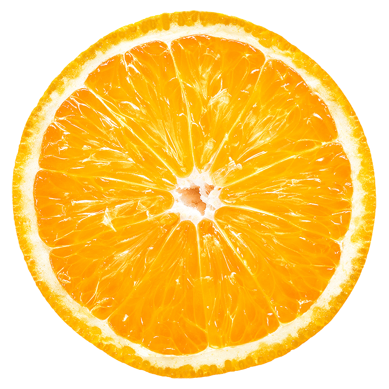 orange slice for online nutrition coaching